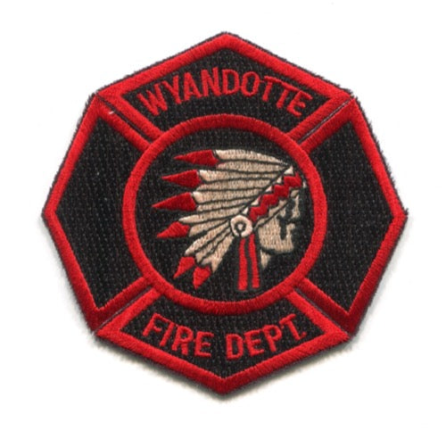 Wyandotte Fire Department Patch Michigan MI