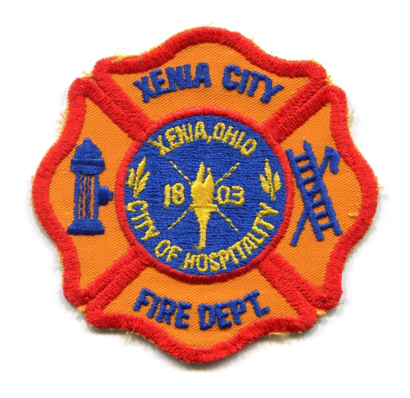 Xenia City Fire Department Patch Ohio OH