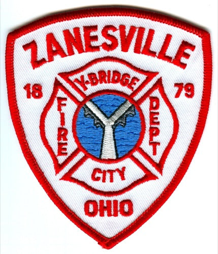 Zanesville Fire Department Patch Ohio OH