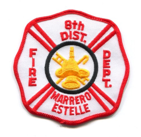 8th District Fire Department Marrero Estelle Patch Louisiana LA