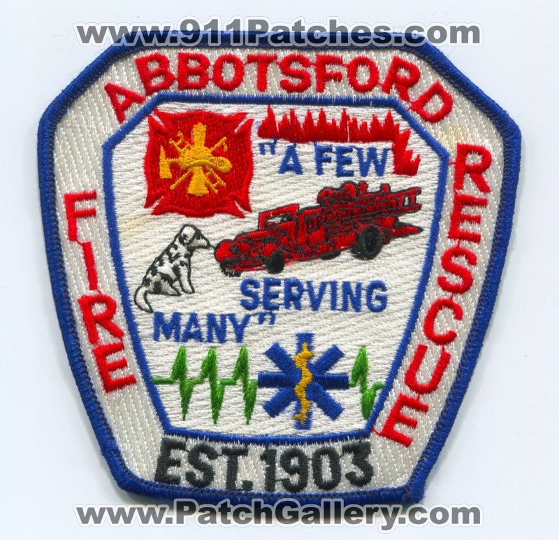 Abbotsford Fire Rescue Department Patch Wisconsin WI