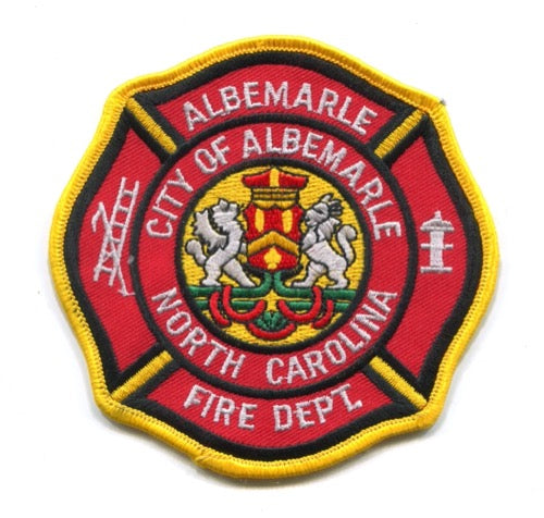 Albemarle Fire Department Patch North Carolina NC