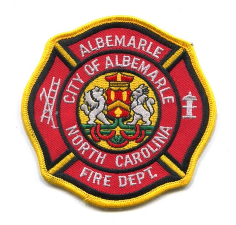 Albemarle Fire Department Patch North Carolina NC
