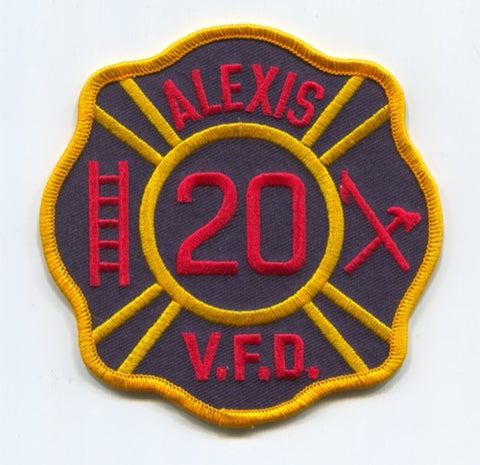 Alexis Volunteer Fire Department 20 Patch North Carolina NC