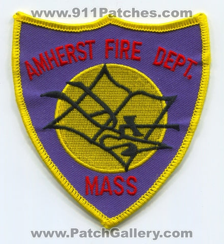 Amherst Fire Department Patch Massachusetts MA
