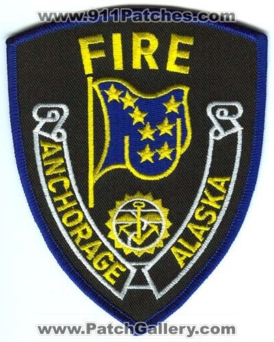 Anchorage Fire Department Patch Alaska AK