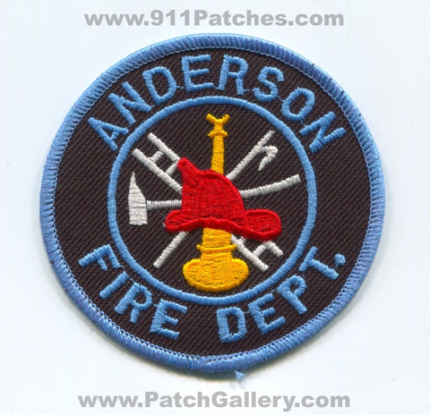 Anderson Fire Department Patch South Carolina SC