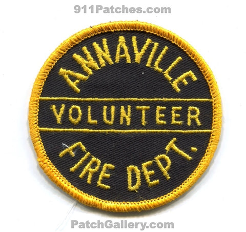 Annaville Volunteer Fire Department Patch Texas TX