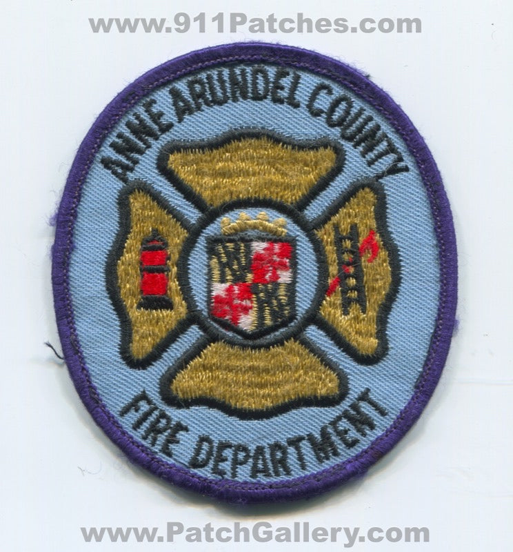 Anne Arundel County Fire Department Patch Maryland MD v5