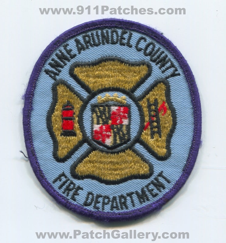 Anne Arundel County Fire Department Patch Maryland MD