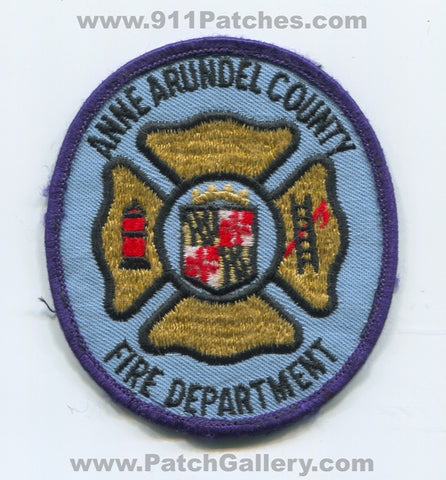 Anne Arundel County Fire Department Patch Maryland MD