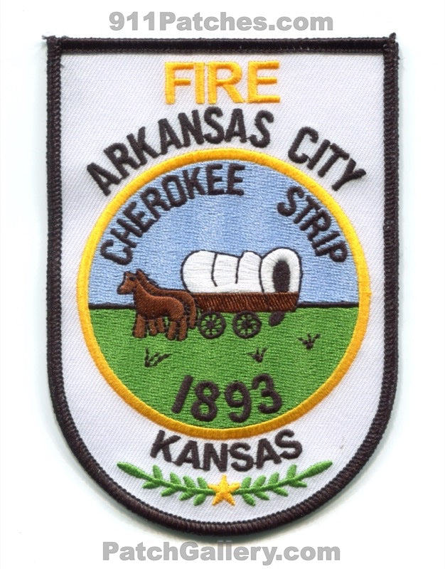 Arkansas City Fire Department Patch Kansas KS
