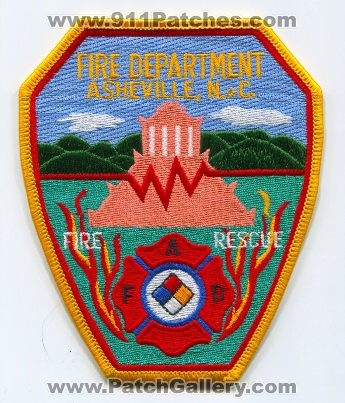 Asheville Fire Department Patch North Carolina NC
