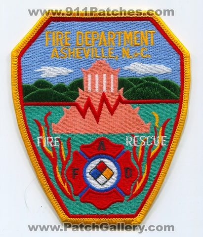 Asheville Fire Department Patch North Carolina NC