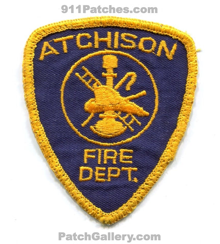 Atchison Fire Department Patch Kansas KS
