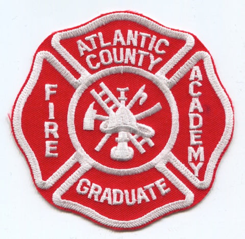 Atlantic County Fire Academy Graduate Patch New Jersey NJ
