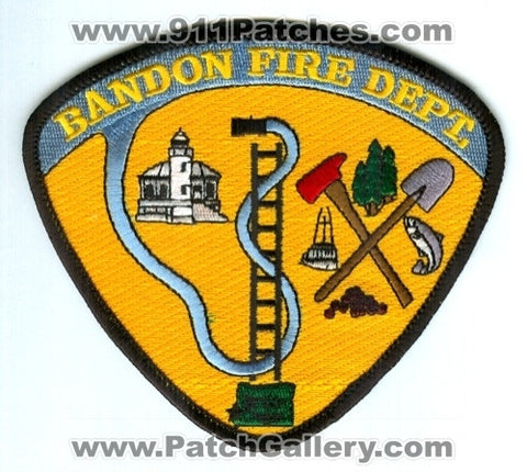 Bandon Fire Department Patch Oregon OR