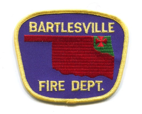 Bartlesville Fire Department Patch Oklahoma OK