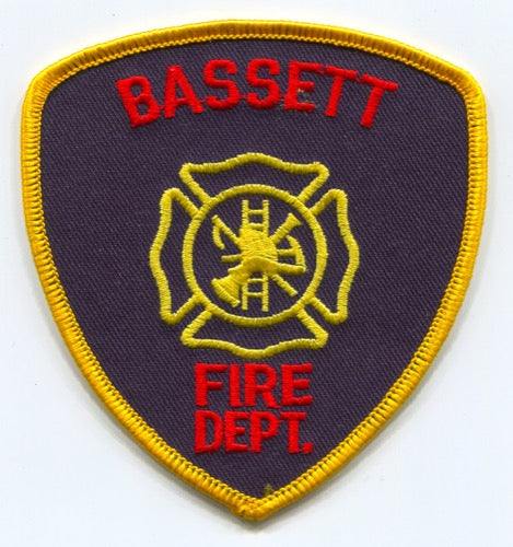 Bassett Fire Department Patch Virginia VA