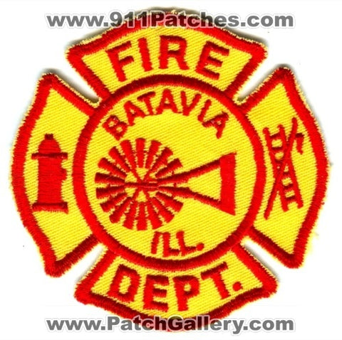 Batavia Fire Department Patch Illinois IL