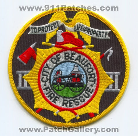 Beaufort Fire Rescue Department Patch South Carolina SC