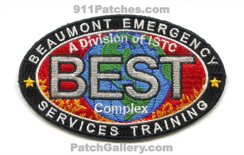 Beaumont Emergency Services Training BEST Complex Fire Patch Texas TX