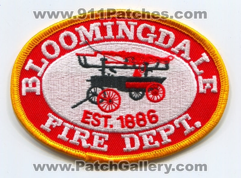 Bloomingdale Fire Department Patch Michigan MI