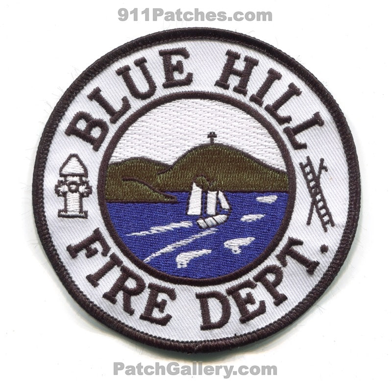 Blue Hill Fire Department Patch Maine ME