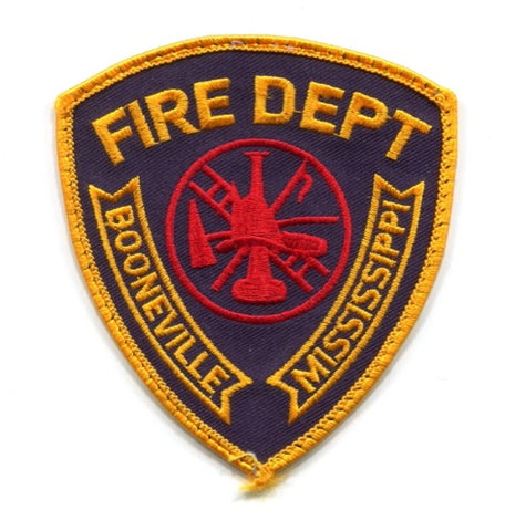 Booneville Fire Department Patch Mississippi MS