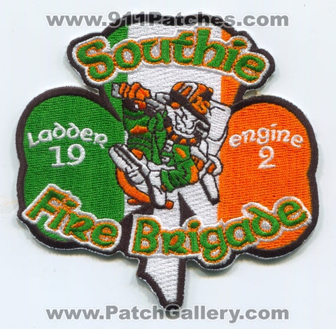 Boston Fire Department Engine 2 Ladder 19 Patch Massachusetts MA