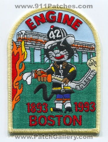 Boston Fire Department Engine 42 Patch Massachusetts MA