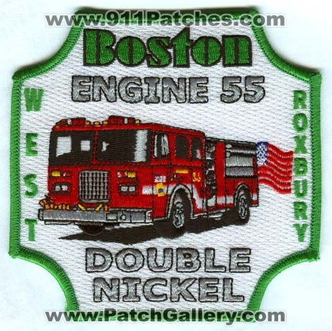 Boston Fire Department Engine 55 Patch Massachusetts MA