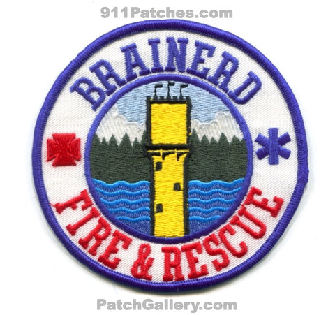 Brainerd Fire Rescue Department Patch Minnesota MN