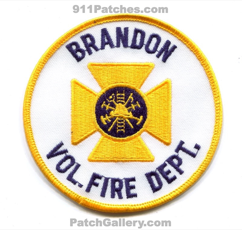 Brandon Volunteer Fire Department Patch South Dakota SD