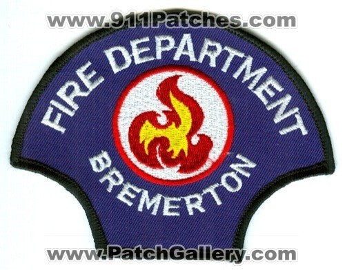 Bremerton Fire Department Patch Washington WA
