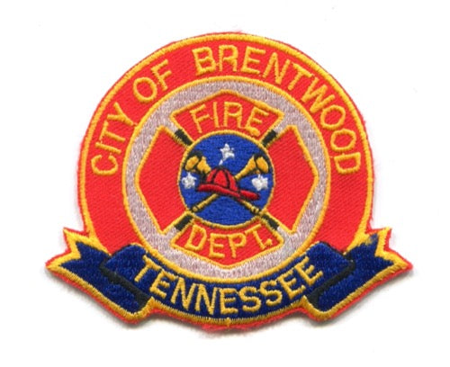 Brentwood Fire Department Patch Tennessee TN