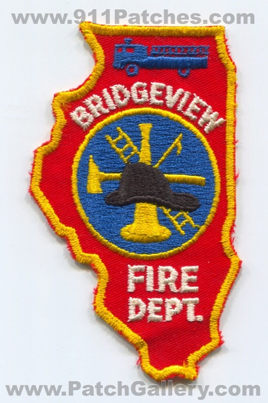 Bridgeview Fire Department Patch Illinois IL