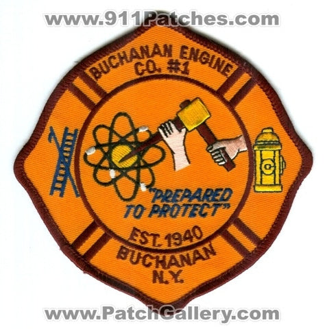 Buchanan Fire Department Engine Company Number 1 Patch New York NY