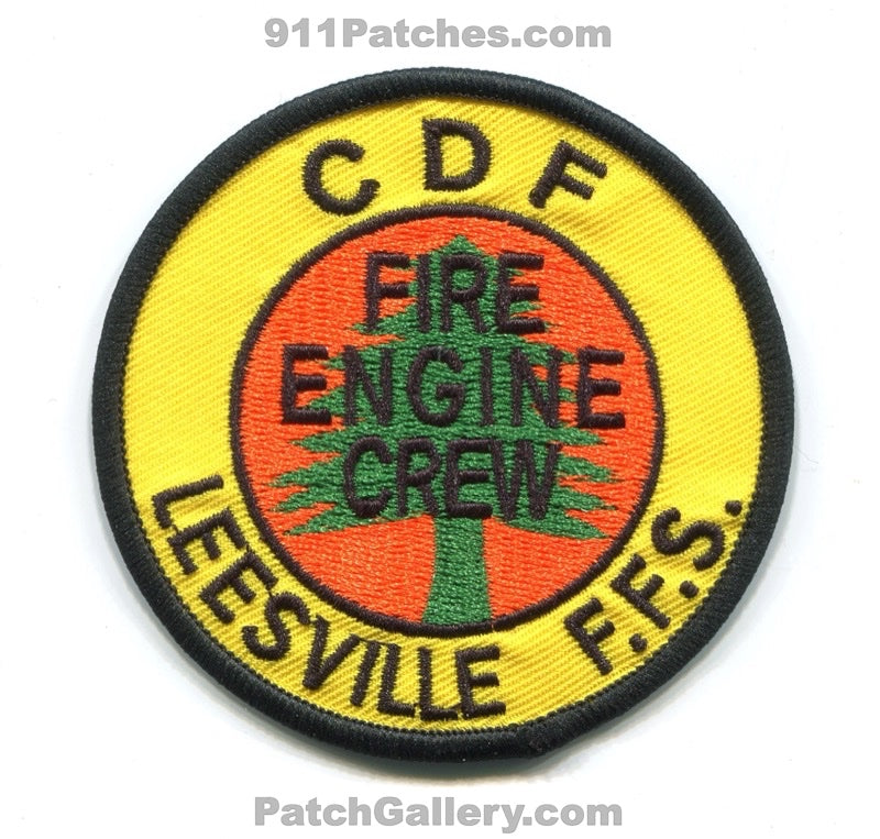 California Department of Forestry CDF Leesville Fire Engine Crew Patch California CA