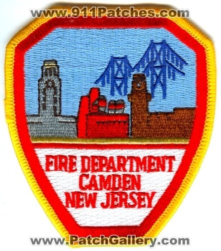 Camden Fire Department Patch New Jersey NJ