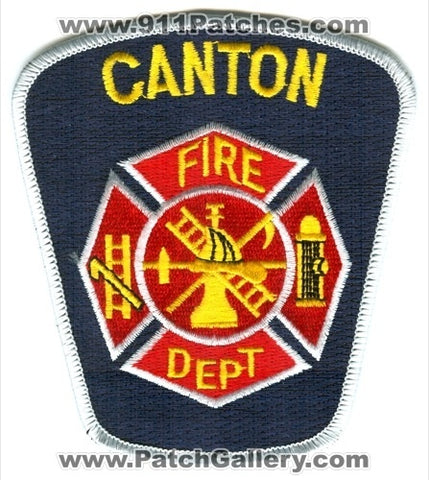 Canton Fire Department Patch Michigan MI v2