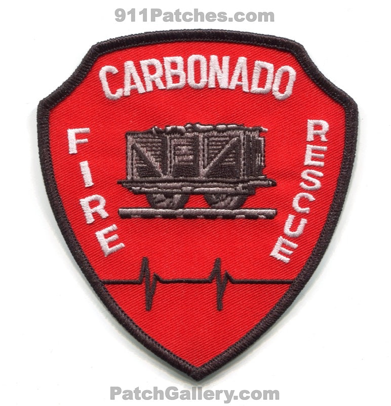 Carbonado Volunteer Fire Rescue Department Patch Washington WA