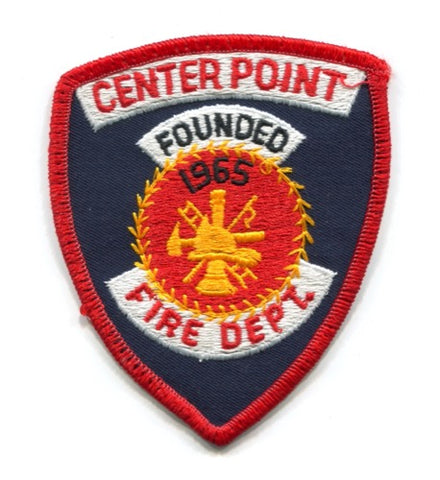 Center Point Fire Department Patch Alabama AL