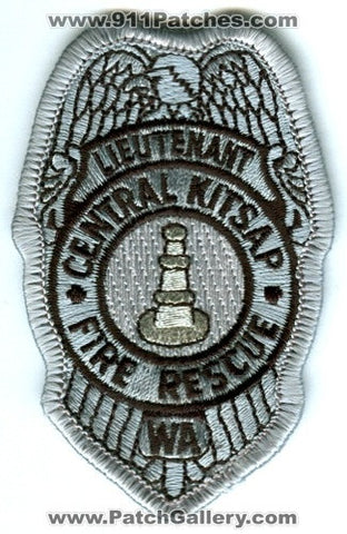 Central Kitsap Fire Rescue Department Lieutenant Patch Washington WA