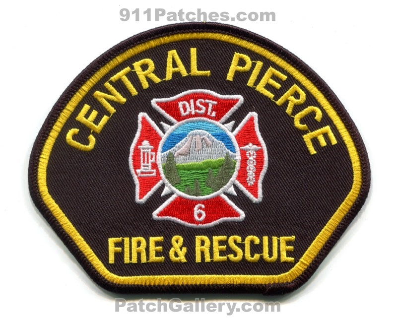 Central Pierce Fire and Rescue Department District 6 Patch Washington WA