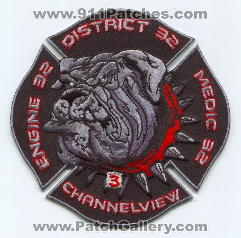 Channelview Fire Department Station 32 Patch Texas TX