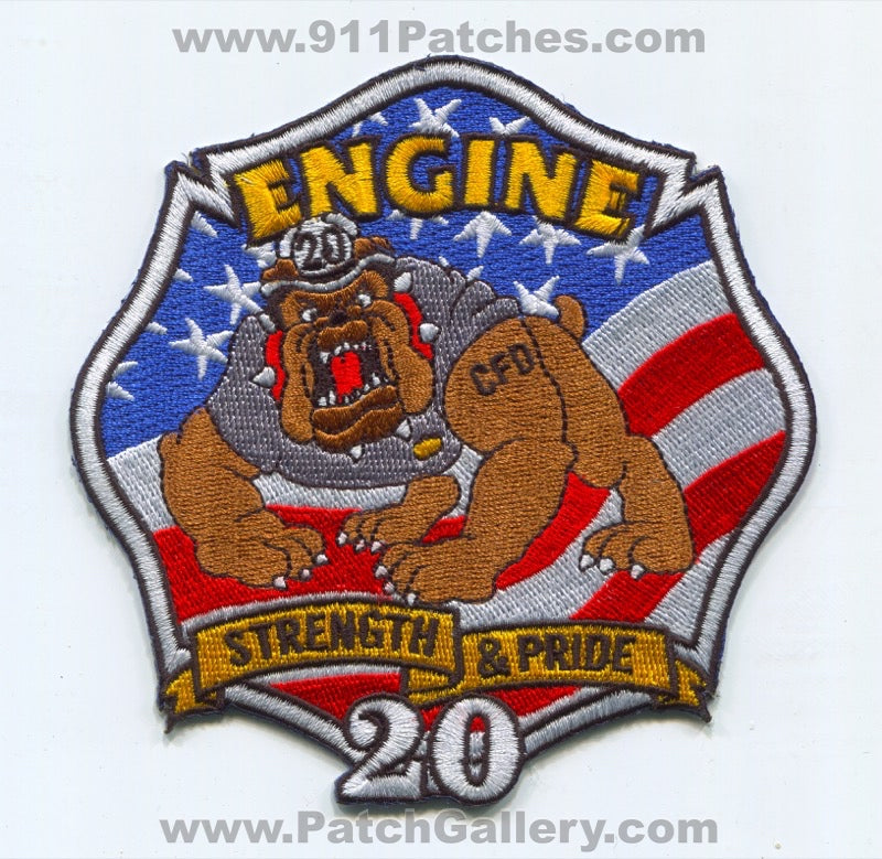 Charlotte Fire Department Engine 20 Patch North Carolina NC