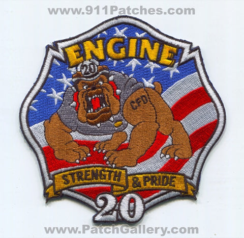 Charlotte Fire Department Engine 20 Patch North Carolina NC