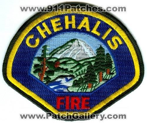 Chehalis Fire Department Patch Washington WA