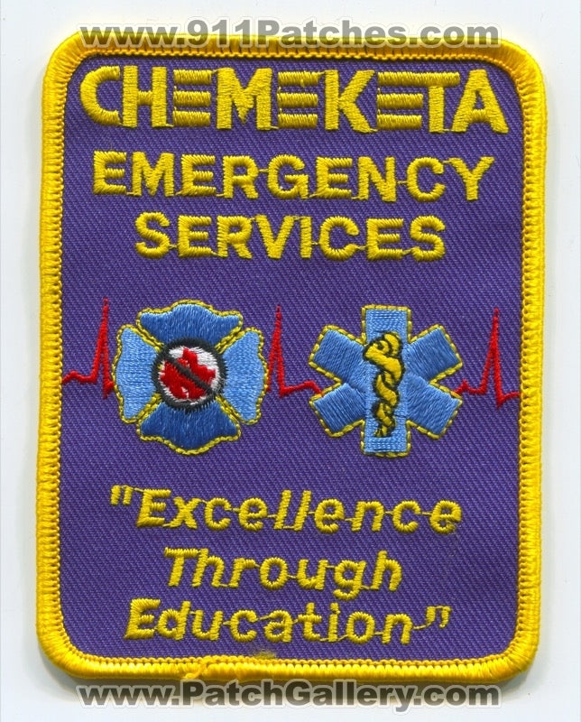 Chemeketa College Emergency Services Fire EMS Patch Oregon OR